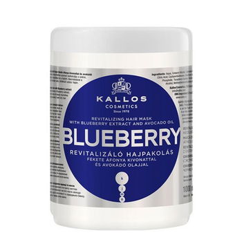 Kallos Revitalizačný maska ​​s výťažkom z čučoriedok (Blueberry Hair Mask) 275 ml