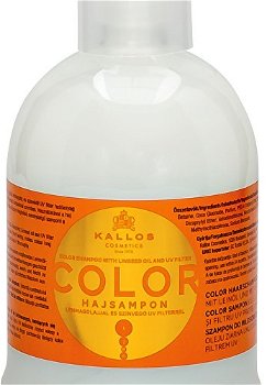 Kallos Šampón na farbené vlasy sa ľanovým olejom a UV filtre (Color Shampoo with Linseed Oil and UV filter) 1000 ml
