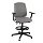 Šedé kancelárska stolička ergonomická