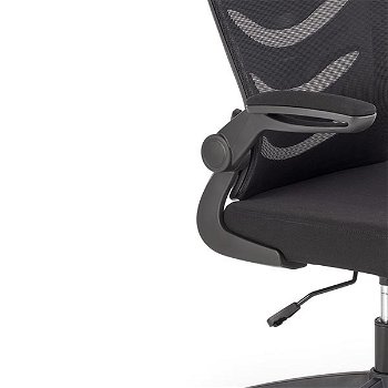 Kancelárska stolička s podrúčkami Lovren - čierna