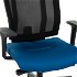 Kancelárska stolička s podrúčkami Mixerot BS HD - tmavomodrá (Flex 03) / čierna