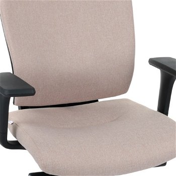 Kancelárska stolička s podrúčkami Mixerot BT HD - béžová / čierna
