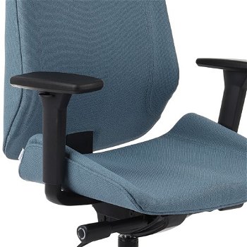 Kancelárska stolička s podrúčkami Munos B - modrá / čierna