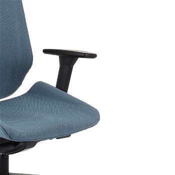 Kancelárska stolička s podrúčkami Munos B - modrá / čierna