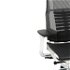 Kancelárska stolička s podrúčkami Primus WS - čierna / biela / chróm