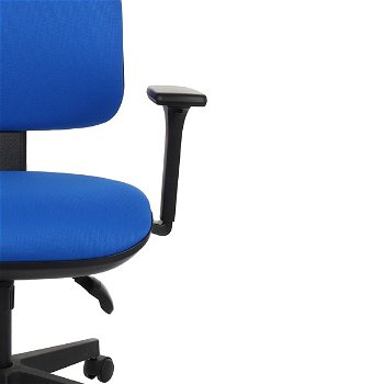 Kancelárska stolička s podrúčkami Sean 3D - modrá / čierna