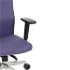 Kancelárska stolička s podrúčkami Timi Plus - fialová / chróm