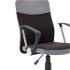 Kancelárska stolička s podrúčkami Topic - sivá / čierna
