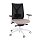 Béžové biela kancelárska stolička