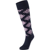 KARI TRAA ROSE WOOL SKI SOCKS Dámske lyžiarske podkolienky, tmavo modrá, veľkosť