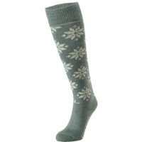 KARI TRAA ROSE WOOL SKI SOCKS Dámske lyžiarske podkolienky, tmavo zelená, veľkosť