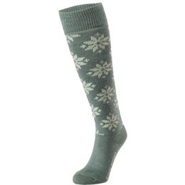 KARI TRAA ROSE WOOL SKI SOCKS Dámske lyžiarske podkolienky, tmavo zelená, veľkosť