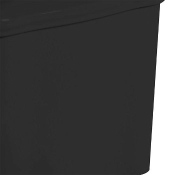 KERASAN - RETRO nádržka k WC kombi, čierna mat 108131