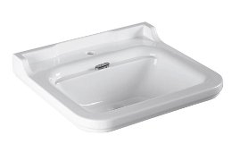 KERASAN - WALDORF keramické umývadlo 60x55cm, biela 4140K1