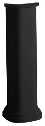 KERASAN - WALDORF univerzálny keramický stĺp k umývadlam 60,80cm, čierna mat 417031