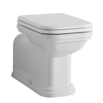 KERASAN - WALDORF WC misa 37x65cm, spodný/zadný odpad, biela 411601