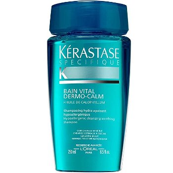 Kérastase Šampón pre citlivú vlasovú pokožku pre normálne až zmiešané vlasy Bain Vital Dermo-Calm(Hypoallergenic Hydra-Soothing Shampoo) 250 ml