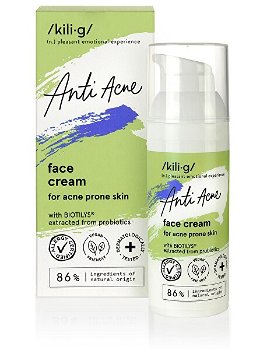 Kilig Jemný krém pre aknóznu pleť Anti Acne (Face Cream) 50 ml