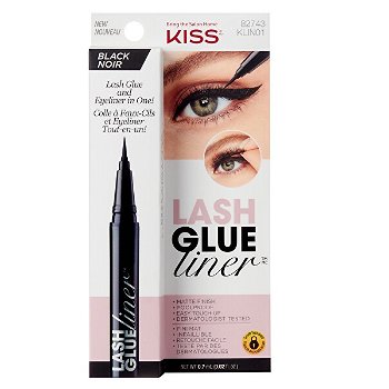 KISS Lepidlo na riasy s očné linkou Lash Glue Liner Black 0,7 ml
