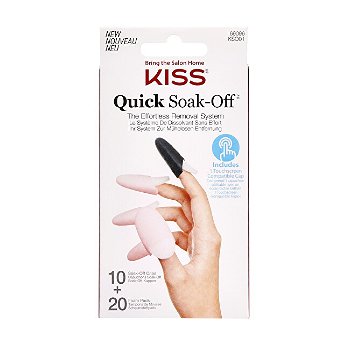 KISS Odstraňovač umelých nechtov (Soak Off Remover Caps) 20 ks