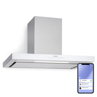 Klarstein Alinea 90 Smart, digestor, 90 cm, nástenný, WiFi, A++, 500 m³/h, dotykový displej