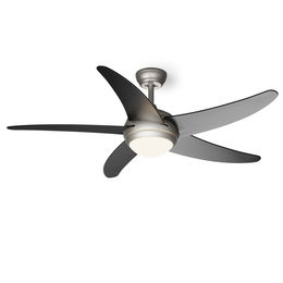 Klarstein Bolero 2 v 1, stropný ventilátor, Ø 132 cm, svetlo 55 W, diaľkové ovládanie, ovládanie cez aplikáciu, 2 smery chodu