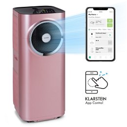 Klarstein Kraftwerk Smart 12K, mobilná klimatizácia 3 v 1, 12 000 BTU, ovládanie cez aplikáciu, diaľkový ovládač