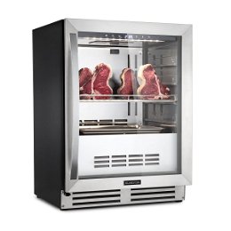 Klarstein Steakhouse Pro, chladnička na zrenie mäsa, 1 zóna, 98 l, 1–25°C, dotyková, nehrdzavejúca oceľ