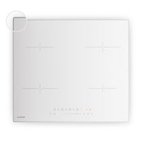 Klarstein Velaire indukčná varná doska, elegantná, minimalistická, výkonná, 4 varné zóny, 7000 W, 60 cm