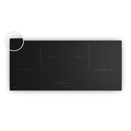 Klarstein Velaire indukčná varná doska, elegantná, minimalistická, výkonná, 4 varné zóny, 7000 W, 90 cm