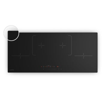 Klarstein Velaire indukčná varná doska, elegantná, minimalistická, výkonná, 4 varné zóny, 7000 W, 90 cm