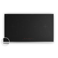 Klarstein Verosteel indukčné varná doska, Elegantná, minimalistická, výkonná, 5 varných zón, 12200 W, 90 cm