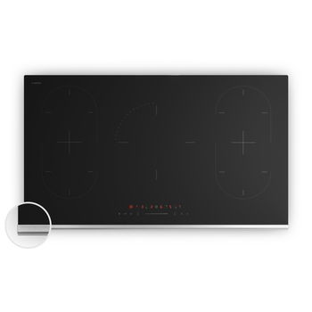 Klarstein Verosteel indukčné varná doska, Elegantná, minimalistická, výkonná, 5 varných zón, 12200 W, 90 cm