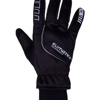 Klimatex ANYK Unisexové  softshellové rukavice, čierna, veľkosť