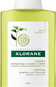 Klorane Šampón s citrónom pre normálne až mastné vlasy (Purifying Shampoo) 200 ml