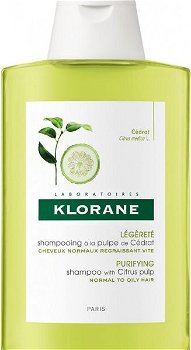 Klorane Šampón s citrónom pre normálne až mastné vlasy (Purifying Shampoo) 200 ml