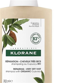 Klorane Vyživujúci šampón pre suché vlasy Bio Maslo Cupuaçu BIO ( Repair ing Shampoo) 200 ml
