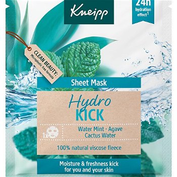 Kneipp Látková pleťová maska Hydro Kick (Sheet Mask)