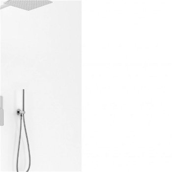 KOHLMAN KOHLMAN  - sprchový set s 35 cm dažďovou sprchou, vyústením a ručnou sprchou QW210EQ35