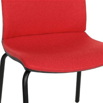 Konferenčná stolička Libon 4L BT - červená / čierna