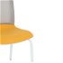 Konferenčná stolička Libon 4L WS - žltá / sivá / biela