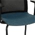 Konferenčná stolička s podrúčkami Libon 4L BS R1 - modrá / čierna