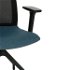 Konferenčná stolička s podrúčkami Libon Cross BS R1 - modrá / čierna