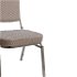 Konferenčná stolička Zina 3 New - béžová / vzor / chróm