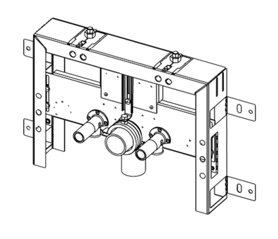 Konštrukcia pro zazdění k bidetu Tece Box 9.370.031
