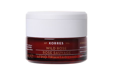 Korres Rozjasňujúci nočný pleťový krém Wild Rose (Sleeping Facial) 40 ml