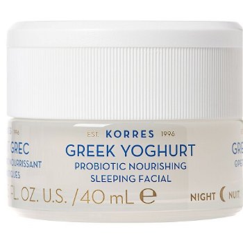 Korres Vyživujúci nočný pleťový krém Greek Yoghurt (Probiotic Nourish ing Sleeping Facial) 40 ml