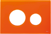 Kryt ovládacieho tlačidla Tece Loop sklo oranžová 9240673