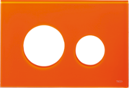 Kryt ovládacieho tlačidla Tece Loop sklo oranžová 9240673