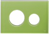 Kryt ovládacieho tlačidla Tece Loop sklo v zelenej farbe 9240685